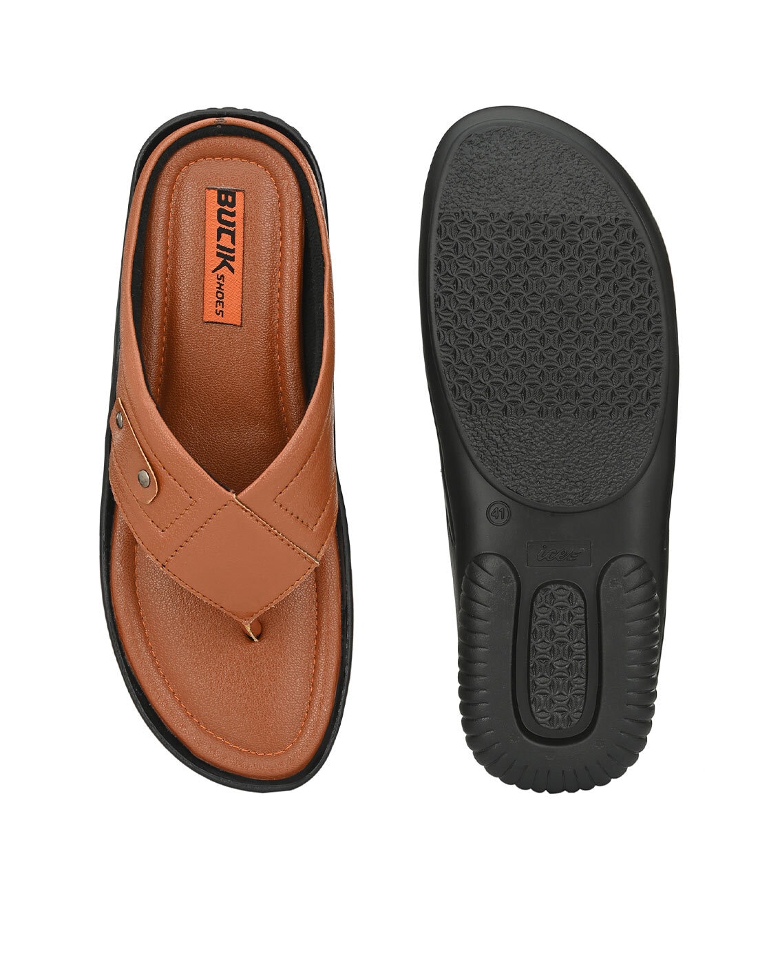 Buy Beige Flip Flop Slippers for Men by GW GEORGE WALKER Online