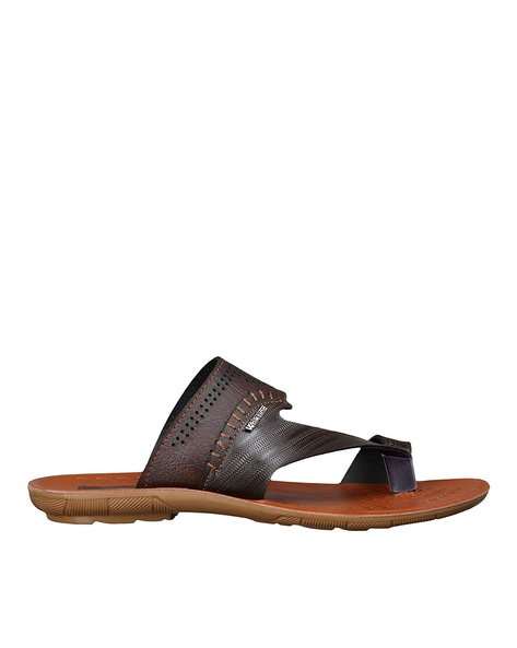 Buy Brown Flip Flop Slippers for Men by WALKLINE Online Ajio