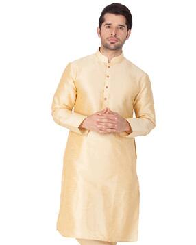 vastramay Long Kurta with Mandarin Collar-picture-15