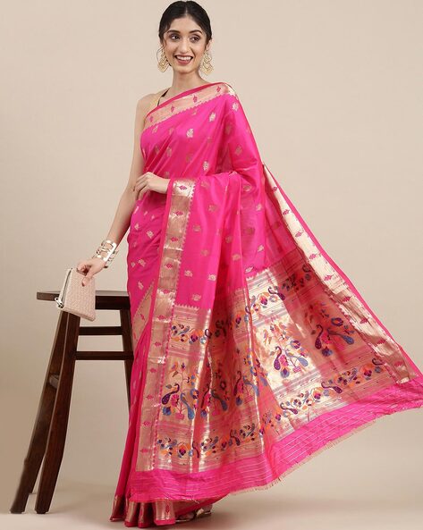 Buy Beige Sarees for Women by Winza Designer Online | Ajio.com