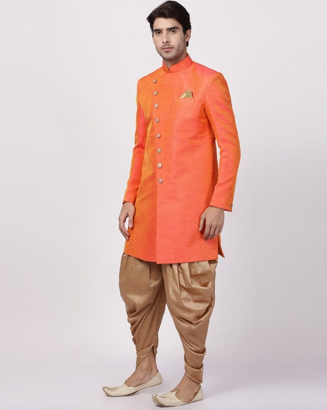 Embroidered Sherwani And Pant – Sania Maskatiya International