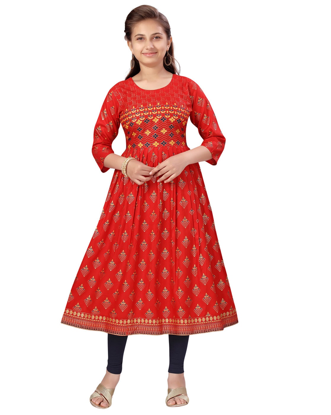 A line shop flared kurtis