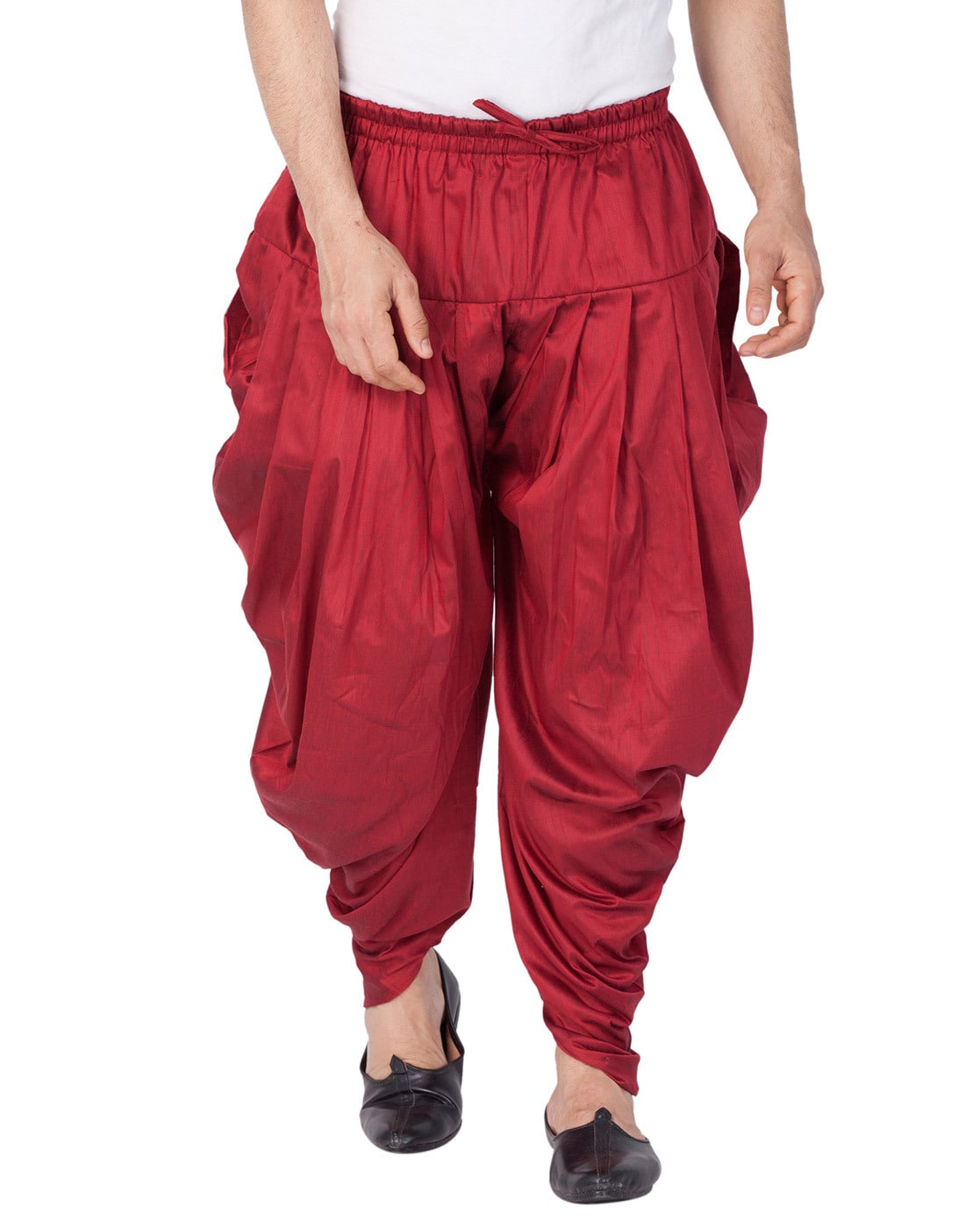 Buy Brown Dupion Silk Abstract Pattern Hem Dhoti Pant For Men by Nazaakat  by Samara Singh Online at Aza Fashions.