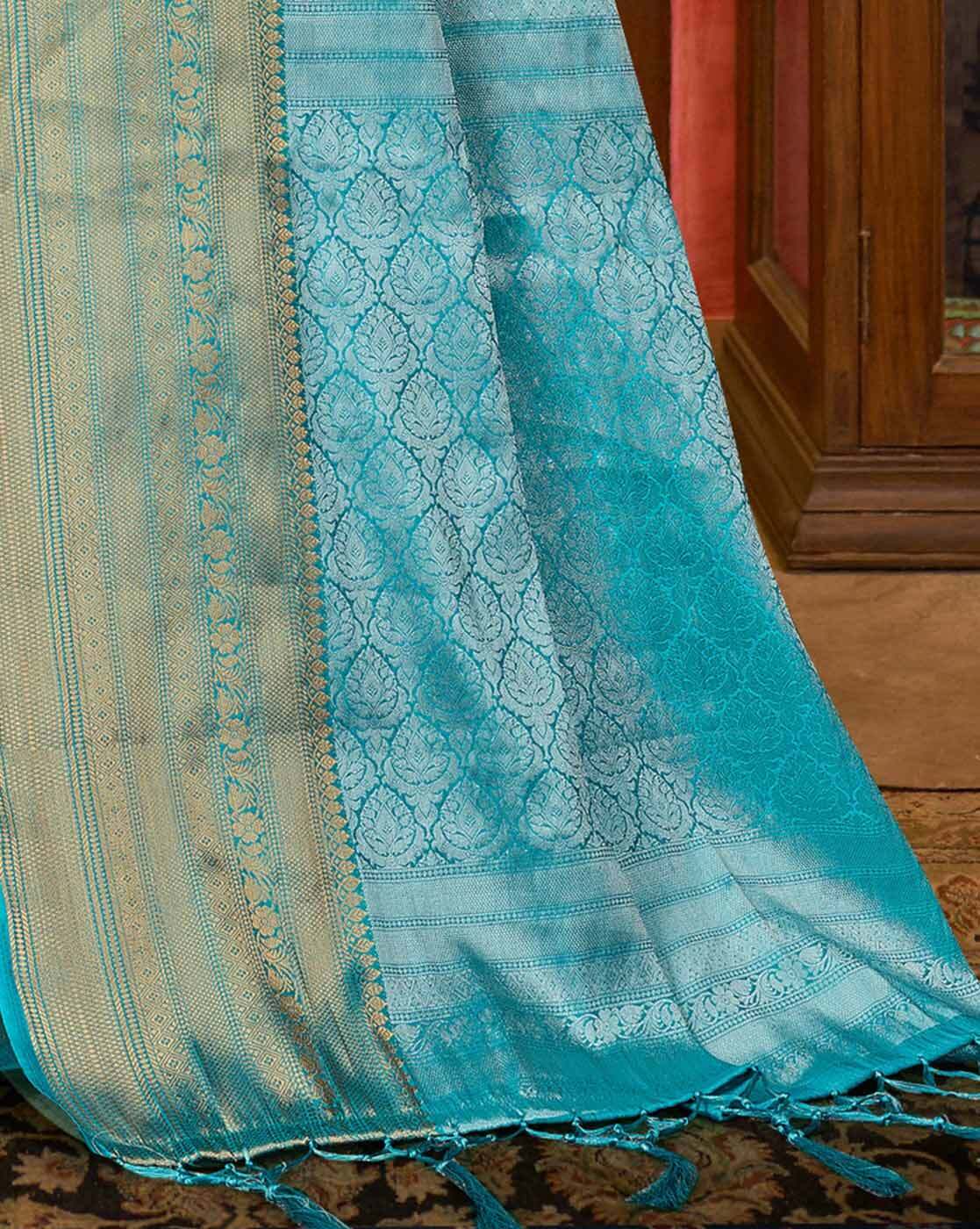 Party Wear Soft Banarasi Balatan Silk Saree