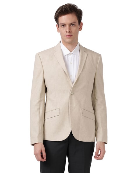 Park Avenue Full-Length Notched Blazer