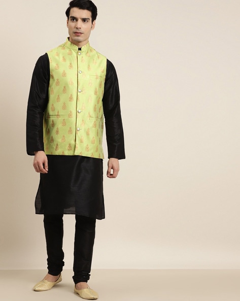 Latest Indian Kurta Pajama with Nehru Jacket Online Shopping-gemektower.com.vn