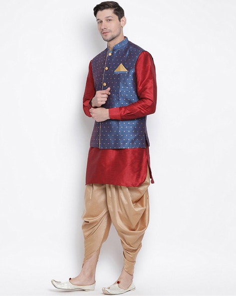 Cotton And Semi Cotton Wedding Mens Traditional Cotton Dhoti Kurta at Rs  1700/set in Indore