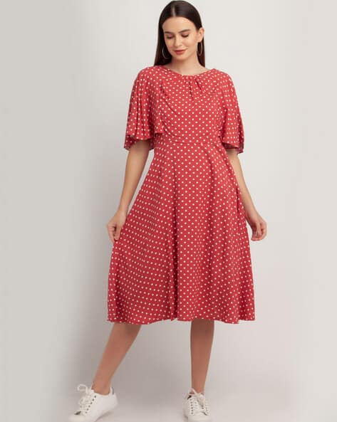 Zink London Polka-Dot A-line Dress