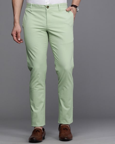 mens light green chinos