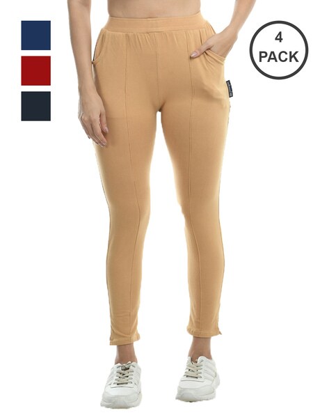 Buy Multicoloured Trousers & Pants for Women by INDIWEAVES Online