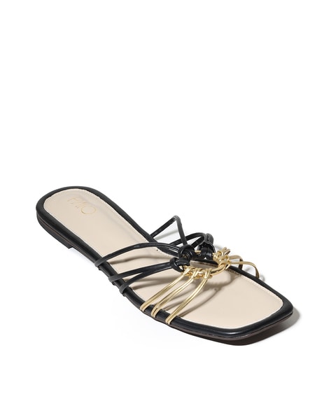 Burberry Brown Alixa Flat Sandals for Women