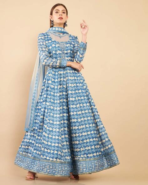 anarkali suit on ajio