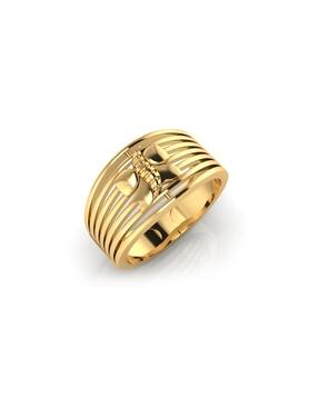iski uski Yellow Gold Hallmark Ring-picture-40