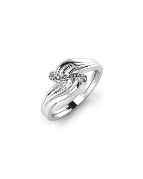 Platinum Diamond Ring for Women JL PT LR 145 - Etsy Sweden