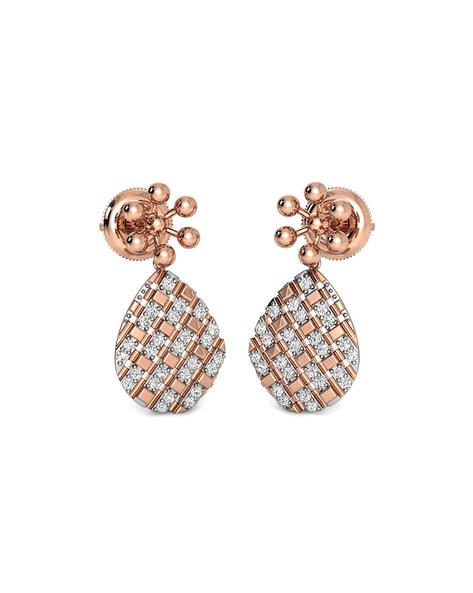 Kalyan jewellers earrings on sale diamond