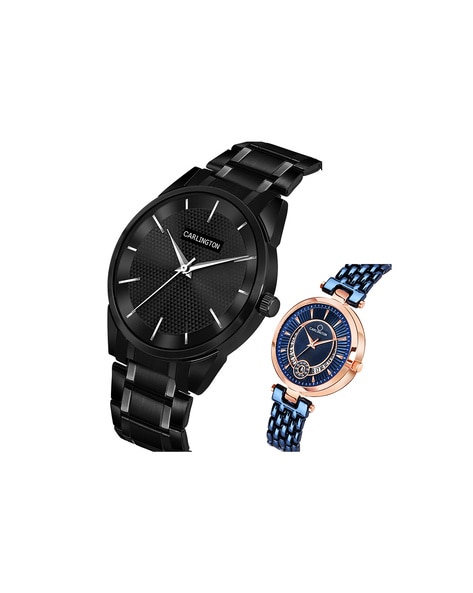 SAN MARTIN WATCHES INDIA- BLACK DIAL | Dream Watches