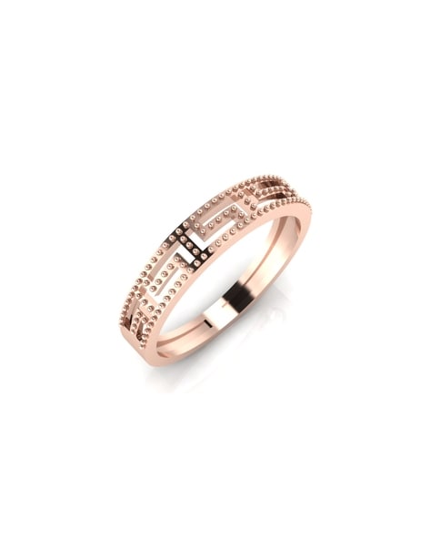 Tiffany T TWO Narrow Diamond Ring Pink Gold (18K) Fashion Diamond Band Ring  Pink Gold | eLADY Globazone