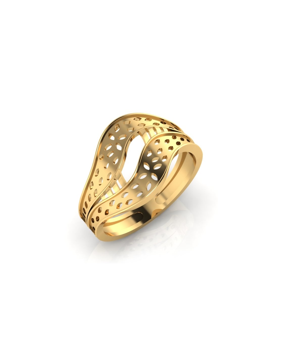 Handcrafted Rose Gold Adjustable Ring for Women | FashionCrab.com