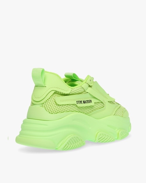 Lime green steve hot sale madden sneakers