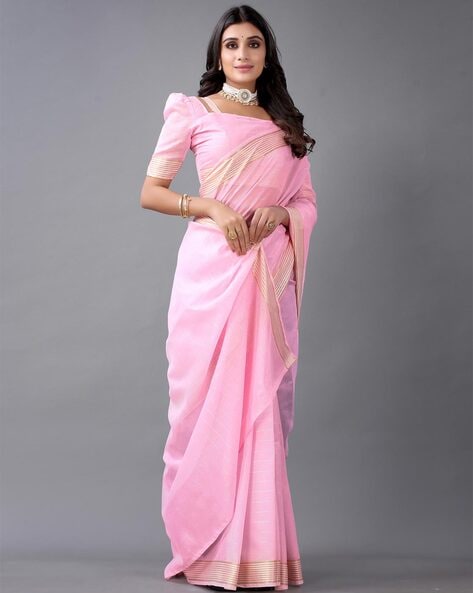 Baby Pink Organza Saree With White Blouse, Indian Wedding Mehendi Sangeet  Bridesmaids Party Wear Saree, Stitched Indian Saree - Etsy New Zealand