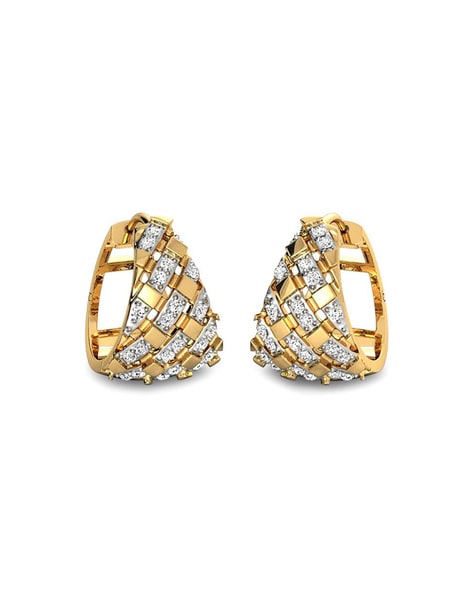 Aggregate more than 141 baguette diamond earrings yellow gold best
