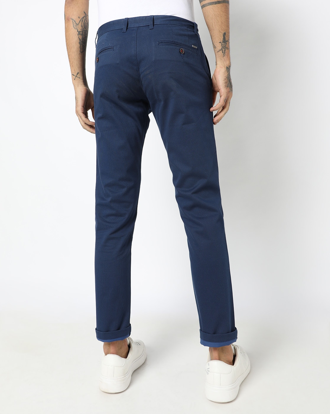 HIGHLANDER Slim Fit Men Dark Blue Trousers  Buy NAVY BLUE HIGHLANDER Slim  Fit Men Dark Blue Trousers Online at Best Prices in India  Flipkartcom