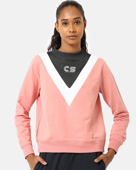 Guardia Mula Otoño Buy Pink Sweatshirt & Hoodies for Women by Cultsport Online | Ajio.com