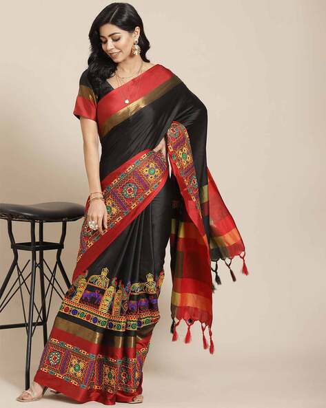 Bollywood Partywear Black Saree In Georgette SF223NX – ShreeFashionWear