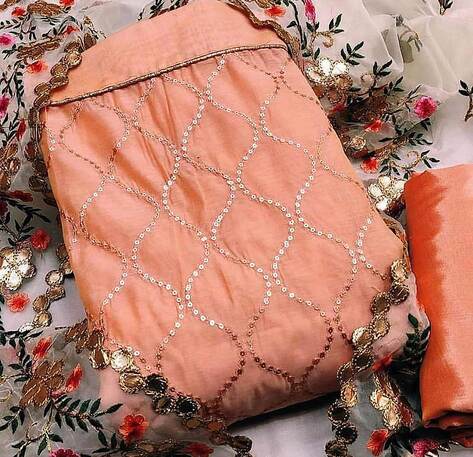 Peach Embroidered Ethnic Potli Bag || Potli Online || Aditi Wasan