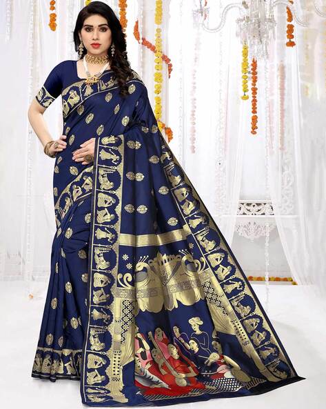 White Banarasi Sarees - Buy White Banarasi Sarees Online at Best Prices