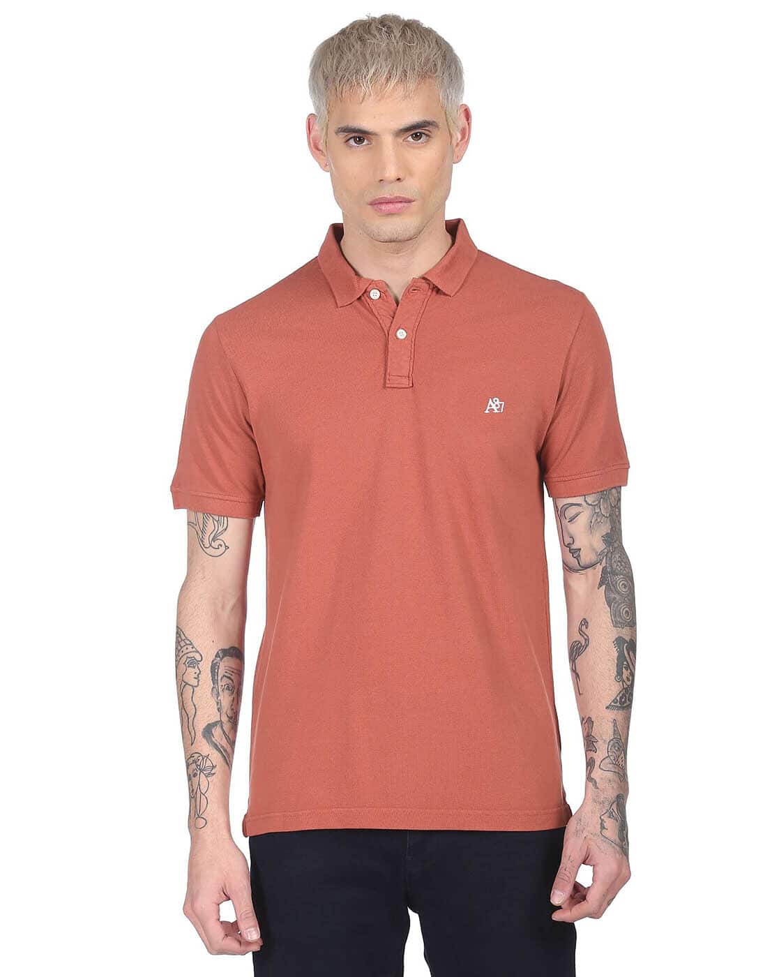 Brown Tshirts for Men by AEROPOSTALE 