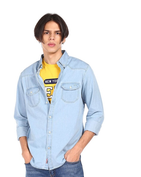 Buy Blue Shirts for Men by AEROPOSTALE Online