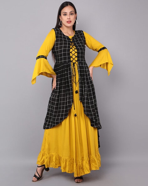 Black yellow gold white patchwork long sleeves rhinestones competition  female women ballroom waltz tango performance dance dresses-  Material:microfiber and spandex Content: only dress( no