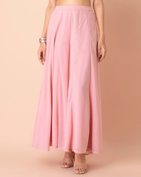 Buy Pink Pants for Women by Indya Online