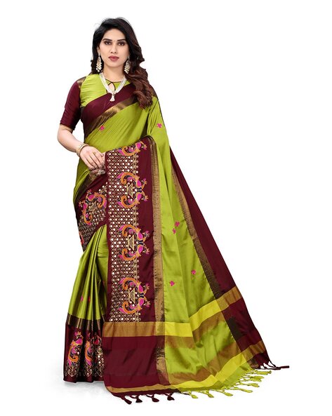 Sea green soft dola silk saree - G3-WSA54538 | G3fashion.com