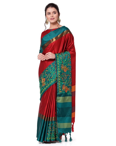 Buy Designer Sarees, Salwar Kameez, Kurtis & Tunic and Lehenga Choli.Lovely Red  Party Wear Saree