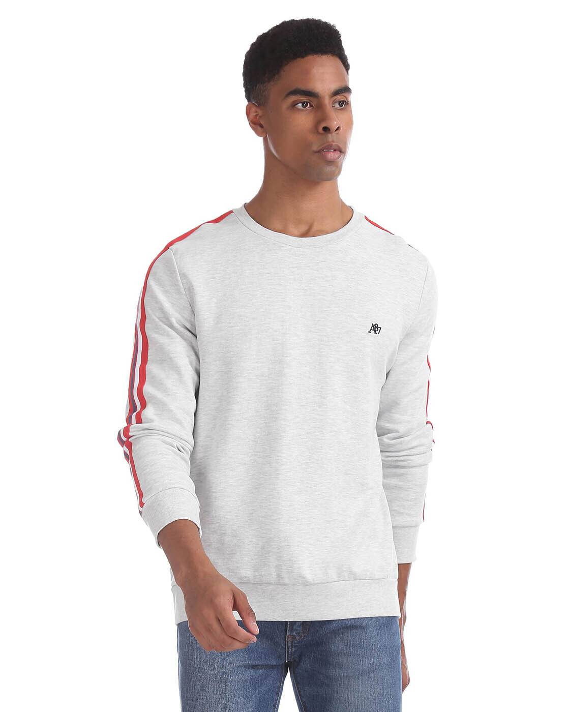 Buy Grey Sweatshirt u0026 Hoodies for Men by AEROPOSTALE Online | Ajio.com