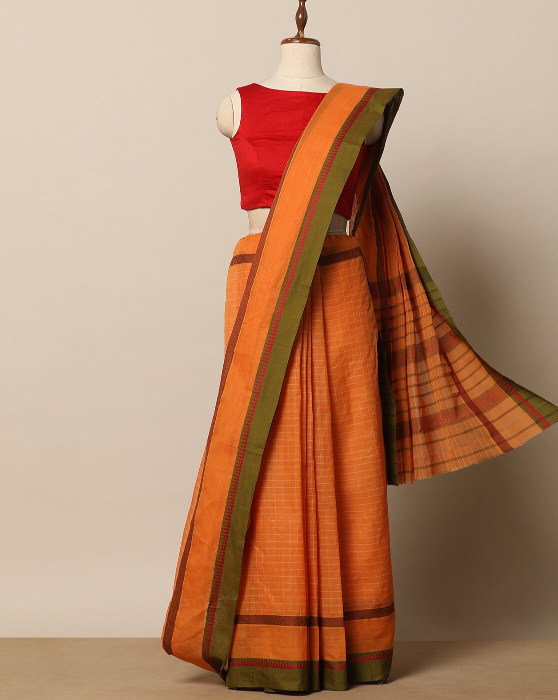 Buy Ruby Red Sarees for Women by Indie Picks Online | Ajio.com