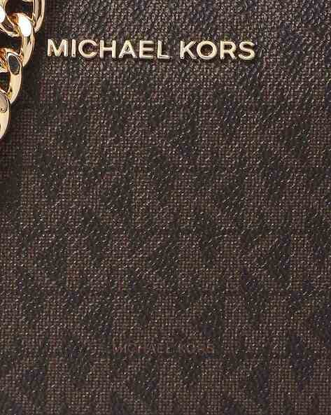 Michael Kors Jet Set Md Chain Pouchette Handbag Lichtbruin