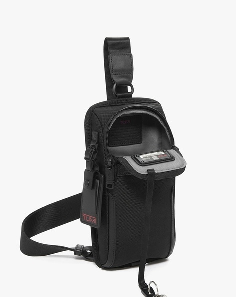 Buy TUMI Alpha Compact Multi-Purpose Crossbody Bag, Black Color Men