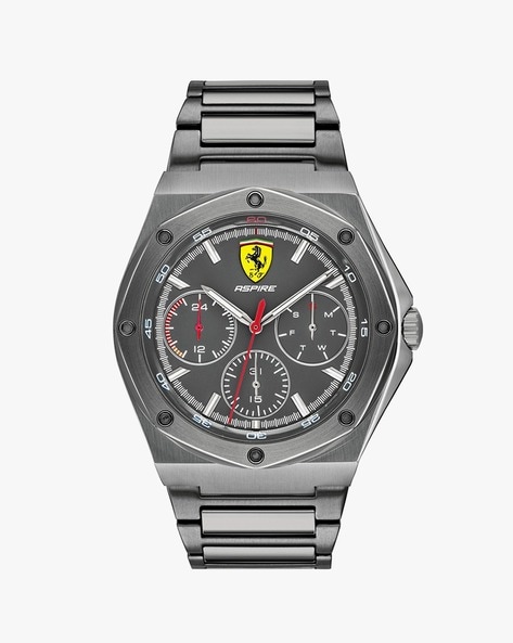 Buy SCUDERIA FERRARI ASPIRE Multifunction Black Round Dial Men's Watch -  0830870 Online at Best Prices in India - JioMart.