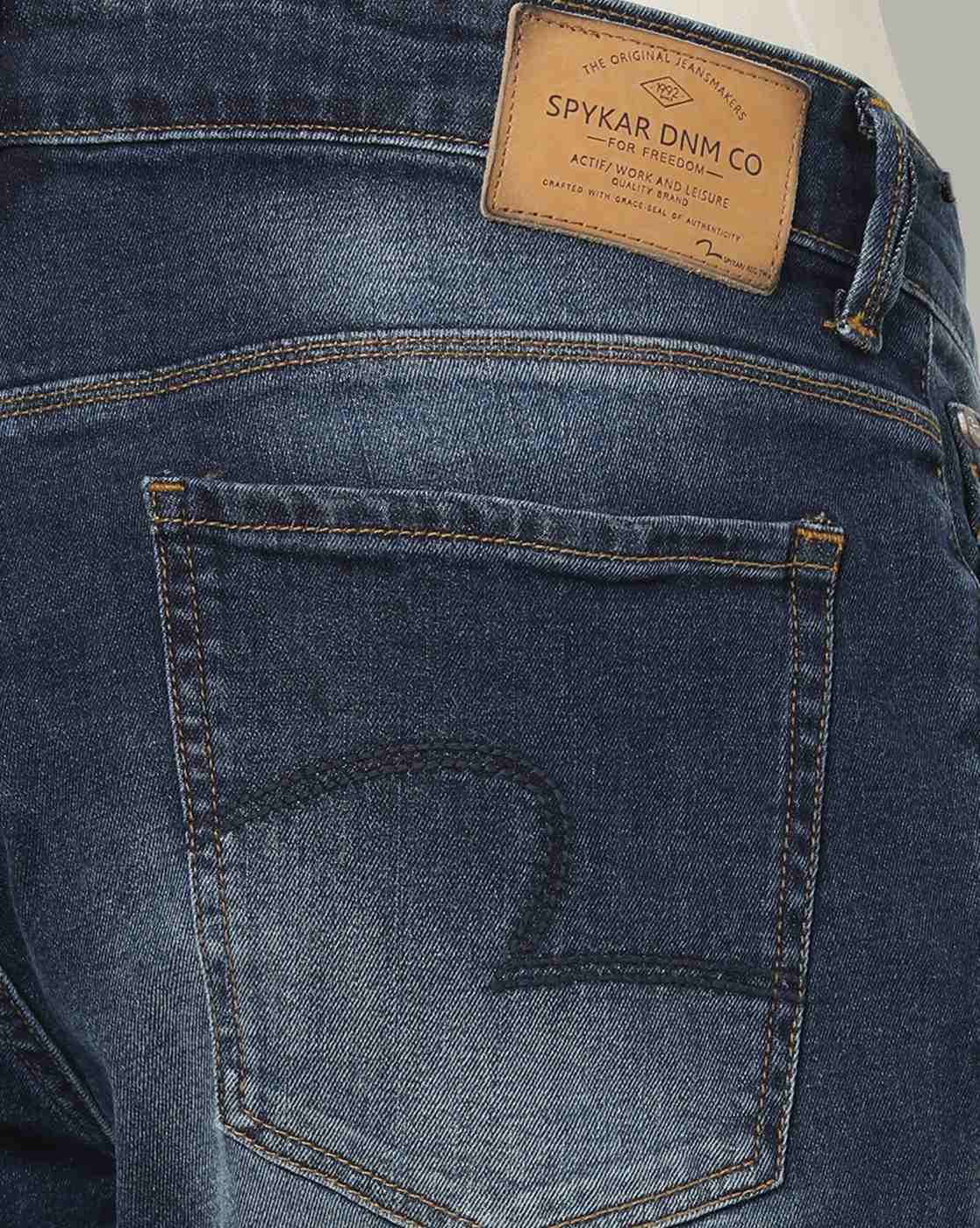 Buy Aqua Blue Jeans for Men by SPYKAR 