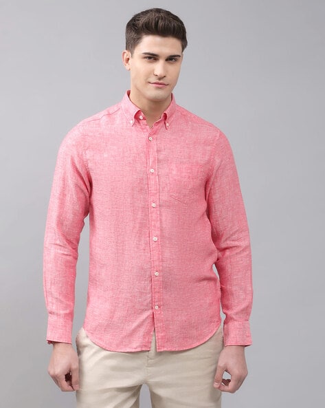 Gant Solid Button- down Collar Shirt