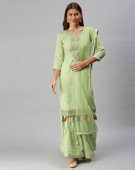 Buy Green Kurta Suit Sets for Women by 