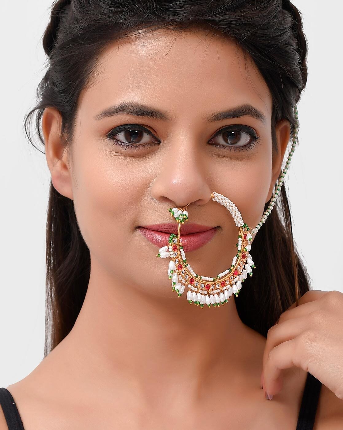 Amazon.com: Pahadi Nath Women's Gold Plated Traditional Jewelry Nostril Pin  Nose Pin Uttrakhand Accessories Garwali Nathiya For Women, Ethnic Jewelry  Garhwal Jewellery Pahadi Nath Jewelry- Pack Of 1 : Clothing, Shoes &