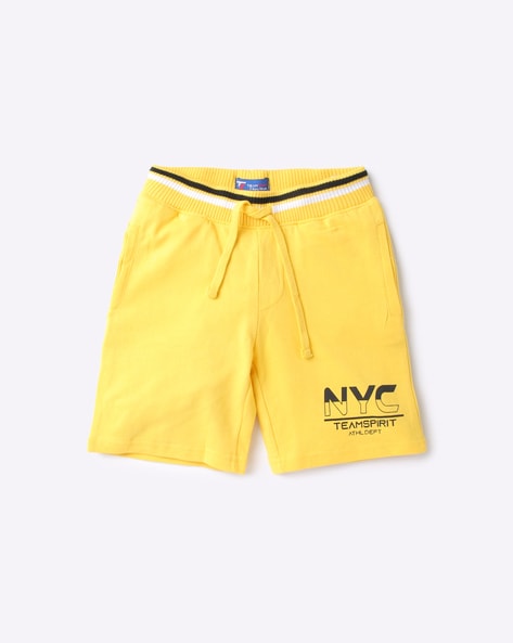 Hollister yellow outlet shorts