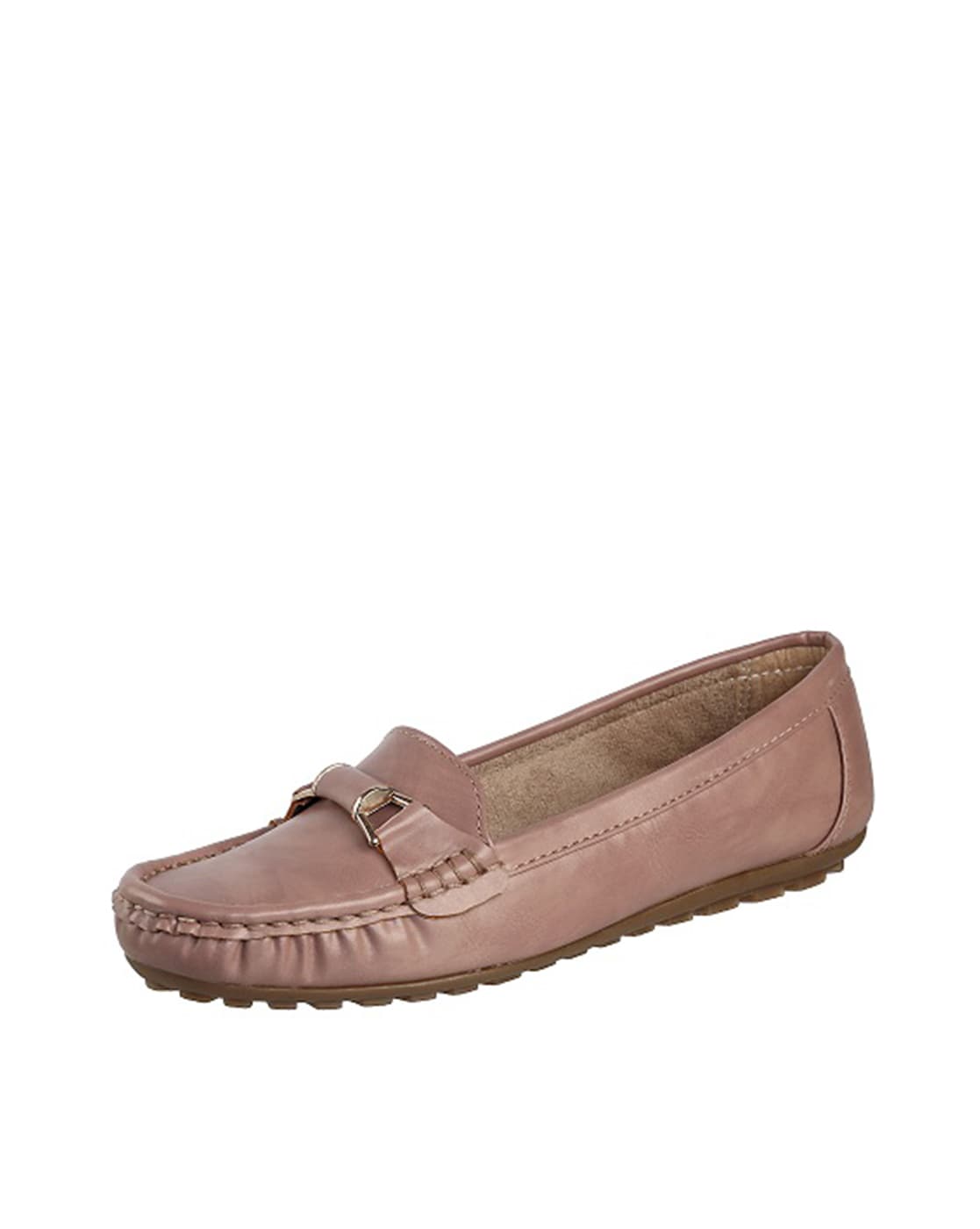 faux leather moccasins