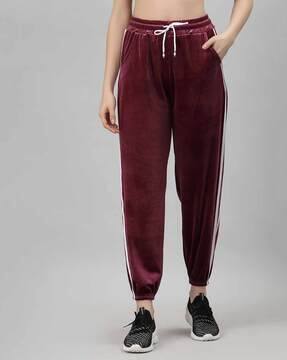 Buy Maroon Track Pants for Women by 