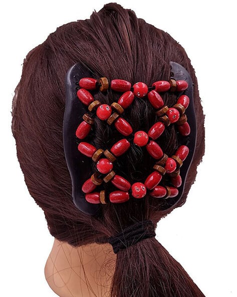 Buy BetterUS Handmade Carved Wooden Hair Clip with Stick in Metal Curved  Cover Women Hair Style Tool Online at Low Prices in India  Amazonin