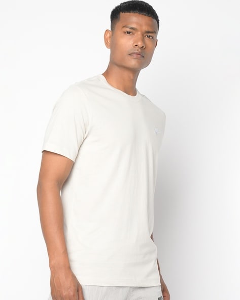 Regular Fit Crew-Neck Cotton T-Shirt